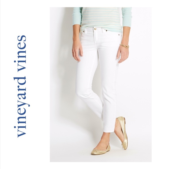 vineyard vines white jeans